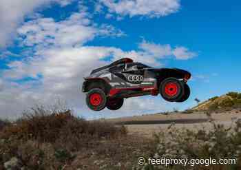 Audi RS Q e-tron tested in Spain ahead of Dakar