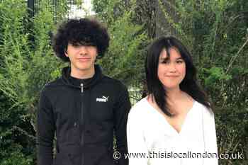 Students receive GCSE results in south west London