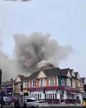 70 firefighters rush to tackle restaurant fire at Wembley Central