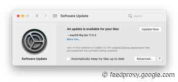Apple releases macOS 11.5.2