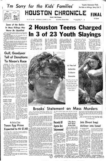 Today in Houston history, Aug. 11, 1973: Scope of Dean Corll killings comes into focus. - Houston Chronicle