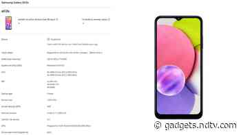 Samsung Galaxy A03s Specifications, Design Reportedly Tipped via Google Play Console