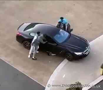 Video shows man run over by BMW in Greenwich