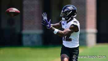 Ravens brace for rookie Bateman to miss opener