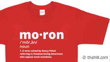 McCarthy sells 'moron' campaign T-shirts to protest mask mandates