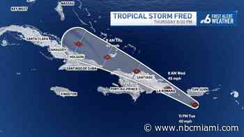 Tropical Storm Fred Forms, Warnings Remain for Puerto Rico, Dominican Republic