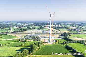 Windturbine naast E17 is klaar - Het Nieuwsblad
