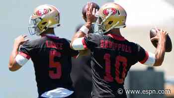Niners to start Garoppolo, then Lance to get keys