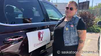 Saskatoon police track down stolen Elizabeth Fry Society sign, no charges laid - CTV News Saskatoon