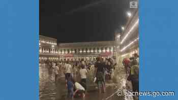 WATCH:  Rare flooding in Venice’s Piazza San Marco