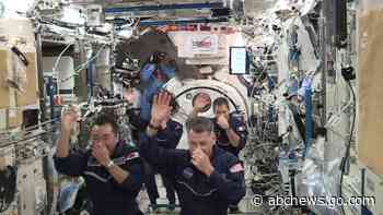 WATCH:  Astronauts hold 'Space Olympics'