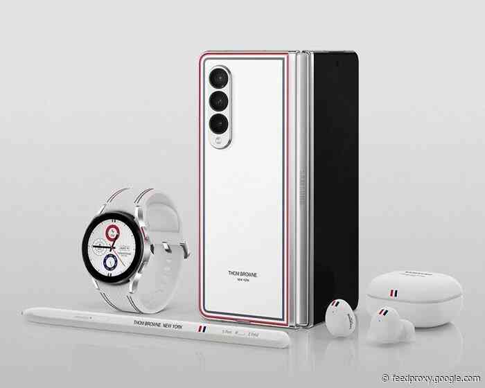 Thom Browne Samsung Galaxy Z Flip 3, Fold 3, Watch 4 and more announced