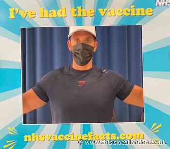 Rio Ferdinand gets second Covid vaccine at Bromley centre