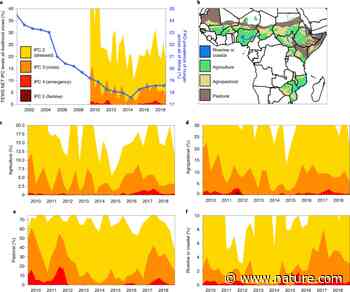 Violent conflict exacerbated drought-related food insecurity between 2009 and 2019 in sub-Saharan Africa - Nature.com