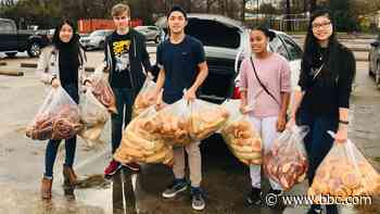 How saving uneaten food can change lives and help the climate - BBC News