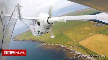 Green aviation: Electric powered plane trialled over Orkney