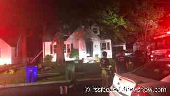 One killed, firefighter hospitalized after Norfolk house fire