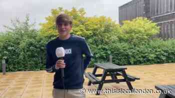 Teen with severe dyslexia celebrating beating the odds to succeed in GCSEs