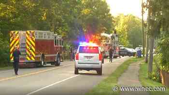 SUV crashes into pole on East Jefferson Road in Pittsford