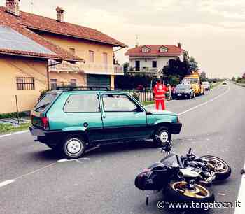 Scontro tra auto e moto sulla statale 231 a Fossano - TargatoCn.it