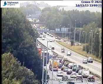 75 drivers clocked on phones filming major crash which has closed the M6