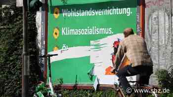 Fake-Plakate: Negativ-Kampagne: CDU und SPD senden Solidaritäts-Tweets an Grüne | shz.de - shz.de