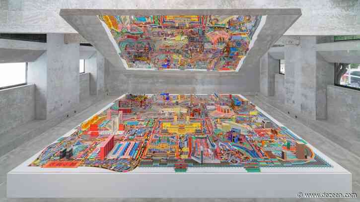 Syracuse University presents eight models based on a Qing dynasty map of Beijing