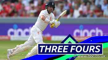 England v India: Burns hits Siraj for three fours off the over
