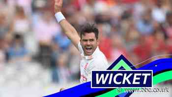 England v India: James Anderson claims fifth wicket as Jasprit Bumrah edges to Jos Buttler on day two of second Test