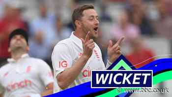 England v India: Ollie Robinson dismisses KL Rahul early on day two of second Test