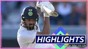 England v India: KL Rahul century puts tourists in charge of second Test - highlights