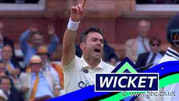 England v India: Jonny Bairstow catches Cheteshwar Pujara off James Anderson delivery for nine