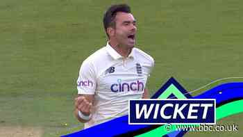 England v India: James Anderson bowls Rohit Sharma for 83