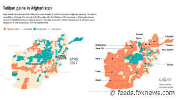 Taliban claims control over prisons in 2 chief Afghanistan cities