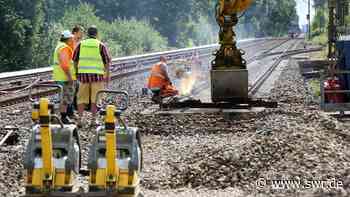 Bahnstrecke Göppingen - Ulm ab Freitag gesperrt - SWR