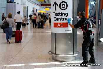 Britain Cuts Cost of Health Service's COVID-19 Travel Tests