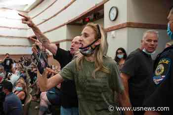 Mask Mandate Draws Angry Crowd to Vegas-Area Schools Meeting