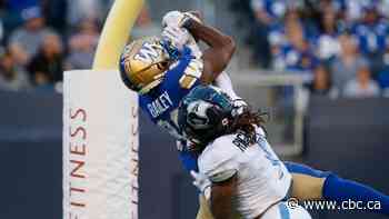 Blue Bombers ride strong 4th quarter to push past Argos for 2nd straight win