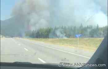 Wildfire west of Calgary brings traffic to a halt - 660 News
