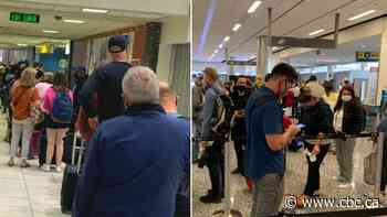 Long lines, short-staffed: Passengers voice frustrations as Calgary airport gears back up - CBC.ca