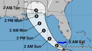 Disorganized Fred Moving Closer to Keys Saturday; Tropical Storm Warning in Effect