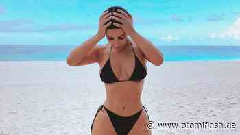 Kim Kardashian zeigt ihre Hammerkurven im knappen Bikini - Promiflash.de