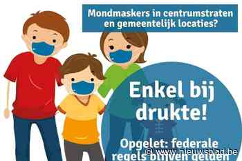 Mol versoepelt regels rond mondmaskerdracht - Het Nieuwsblad