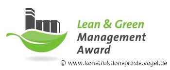 Das sind die Preisträger des Lean & Green Management Awards - Konstruktionspraxis