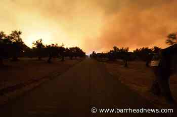 New blaze breaks out on Greek island ravaged by wildfires - Barrhead News