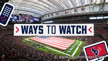 The Houston Texans are going head-to-head vs the Green Bay Packers on Saturday, August 14th at 7:00 pm CT. Check out the below to find the multitude of ways to watch, listen and follow the game! - HoustonTexans.com