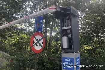 Hoge slagboom is alweer buiten dienst