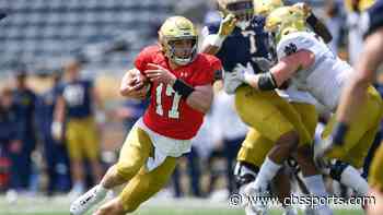 Notre Dame coach Brian Kelly names Wisconsin transfer Jack Coan Fighting Irish's starting QB