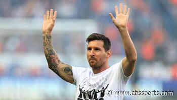Paris Saint-Germain unveil Lionel Messi to Parc des Princes ahead of match against Strasbourg