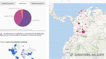 Mapa de casos y muertes por coronavirus por departamentos en Colombia: hoy, 14 de agosto - AS Colombia